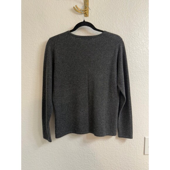 Pursuits Ltd Size Size Medium 100% Cashmere Gray Sweater Women - Picture 2 of 3